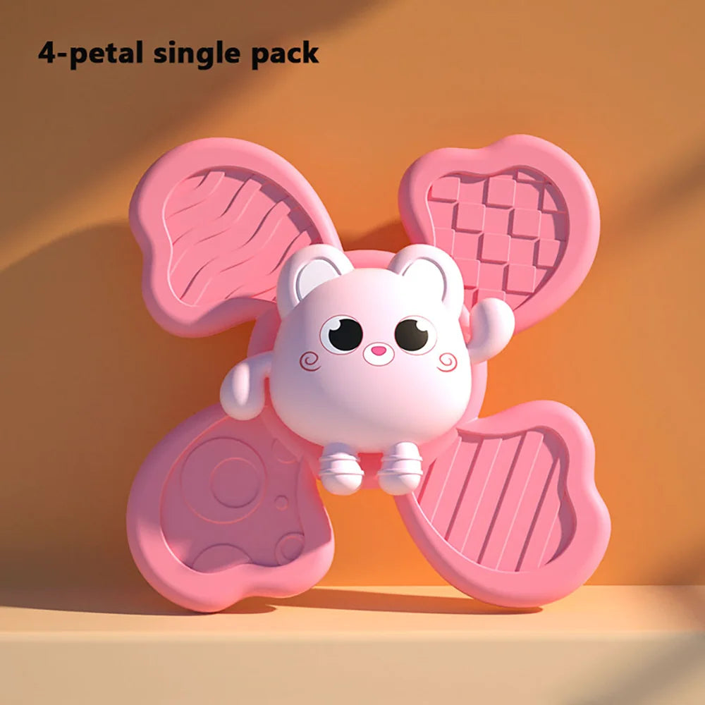 Juguetes de baño para bebé, divertido succionador de baño, ventosa, sonajeros de dibujos animados, juguetes educativos, regalos de cumpleaños y Navidad para niños