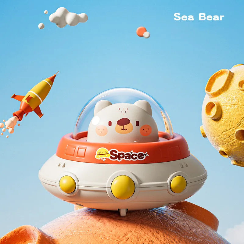 Coches de juguete para niños, vehículo alimentado por fricción, presionar e ir hacia adelante y hacia atrás, juguetes de coche de animales, juguete educativo para bebés, niños pequeños, niñas