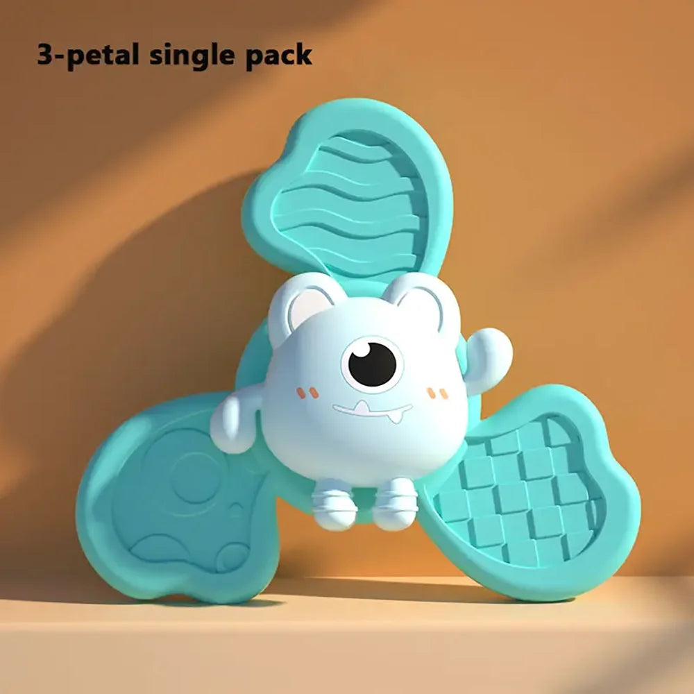 Juguetes de baño para bebé, divertido succionador de baño, ventosa, sonajeros de dibujos animados, juguetes educativos, regalos de cumpleaños y Navidad para niños