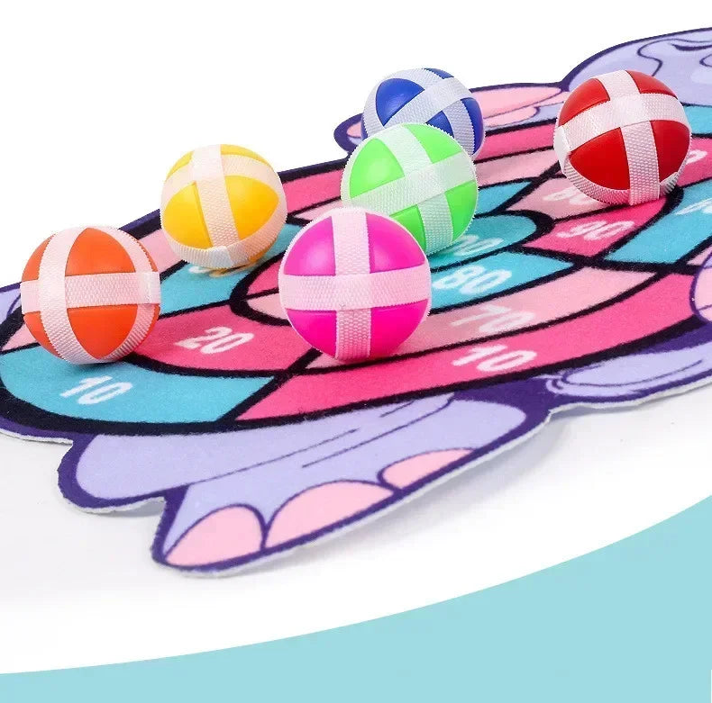 Juegos educativos, tablero de dardos, bola Stickey, dardos, juguete para niños, juegos Montessori, deportes de interior para niños, juguetes Montessori, regalo